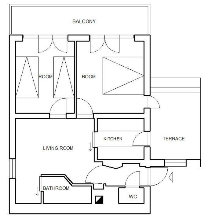 Apartment Center โอปาติยา ภายนอก รูปภาพ